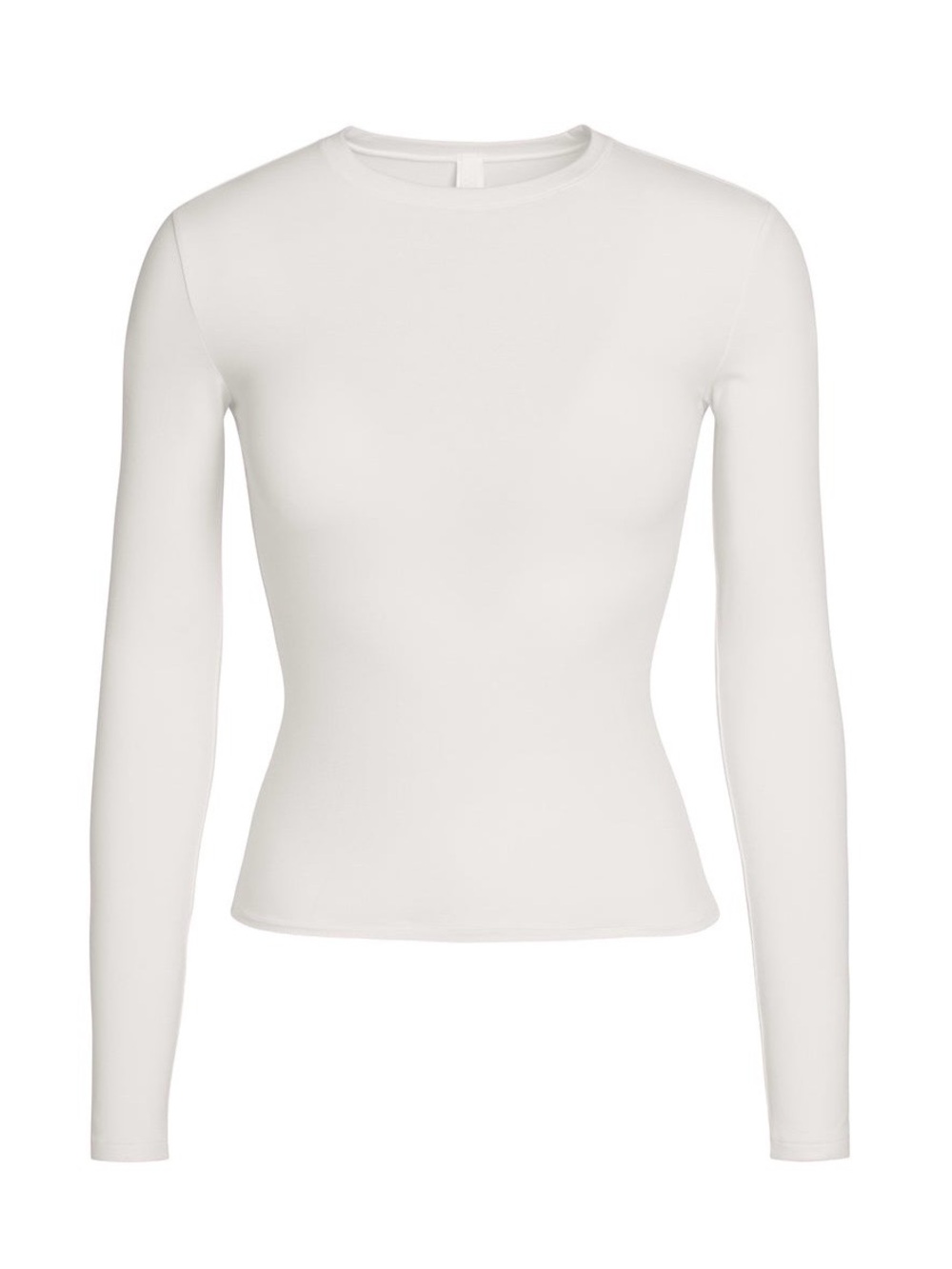 SKIMS cotton jersey long sleeve T-shirt in Marble. Size 2X
